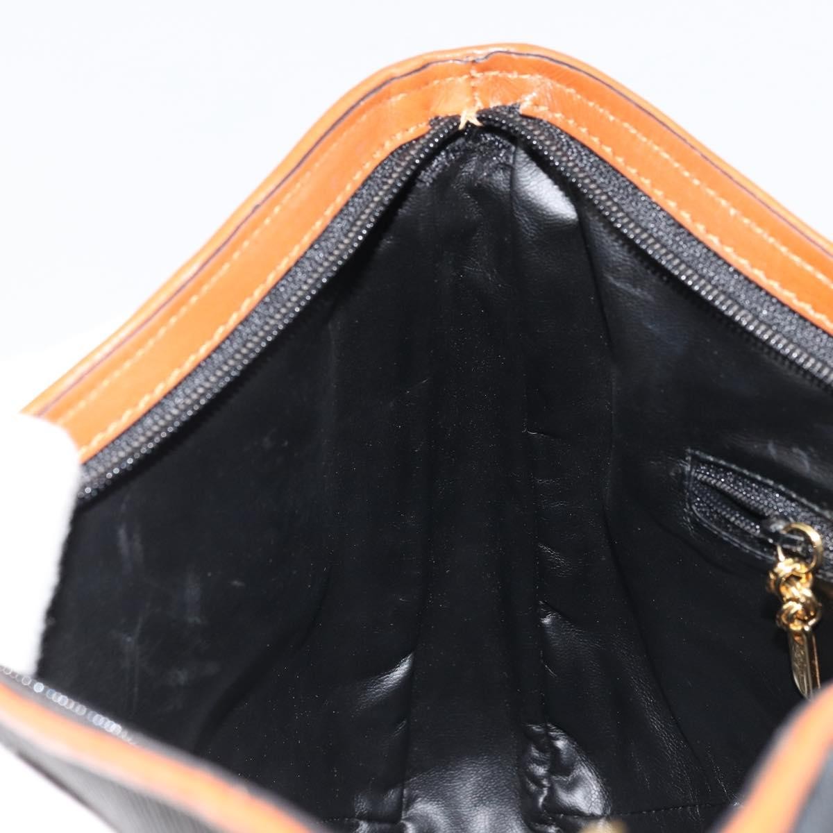 Salvatore Ferragamo Shoulder Leather, Black, Leather, Shoulder Bag