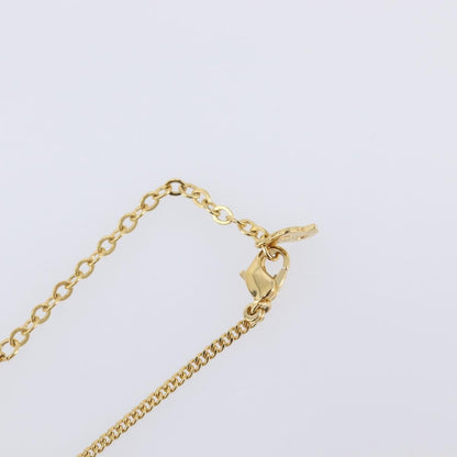 Christian Dior CD Pendant Metal, Gold, Metal, Necklace