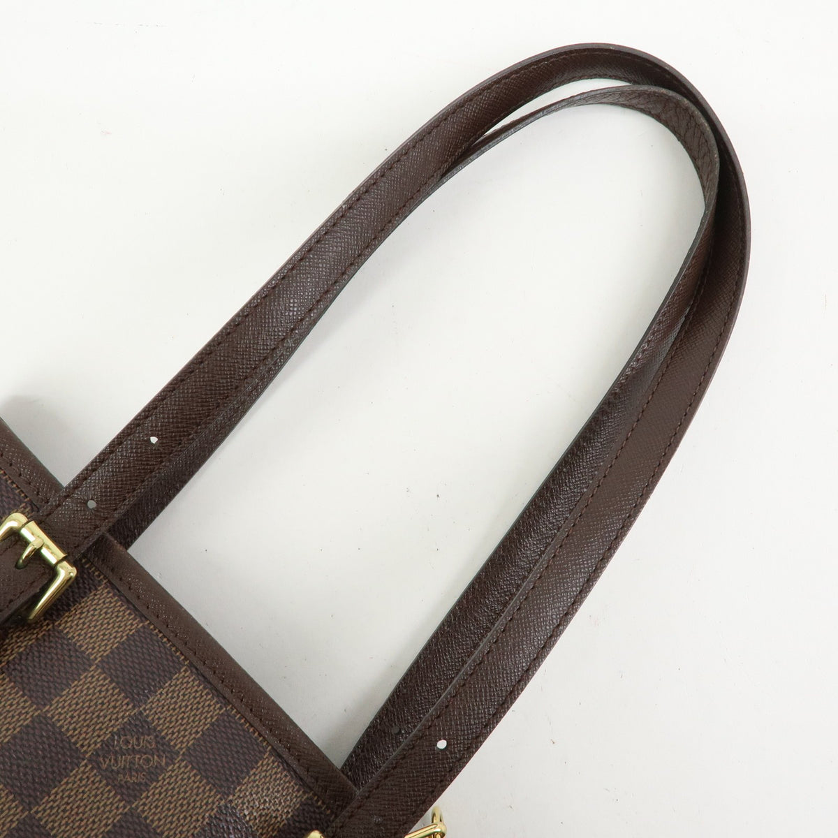 Louis Vuitton Marais Bucket Damier, Brown, Canvas, Handbag