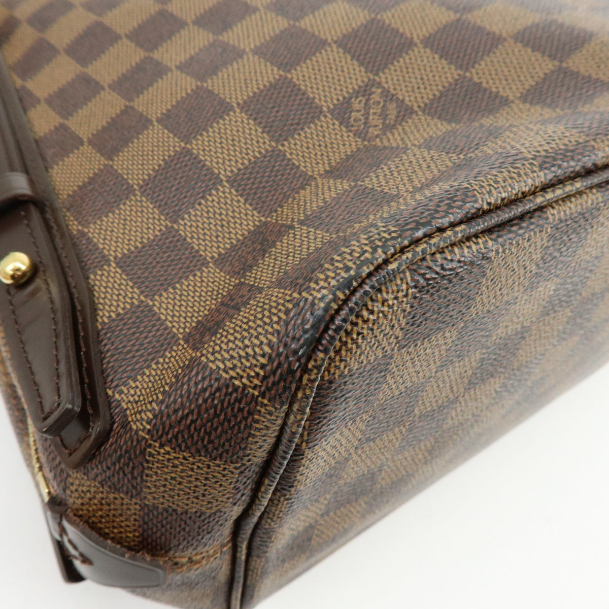 Louis Vuitton Cabas Rivington Damier, Brown, Canvas, Tote Bag