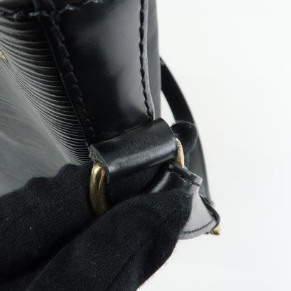 Louis Vuitton Noe Epi Leather, Black, Leather, Shoulder Bag