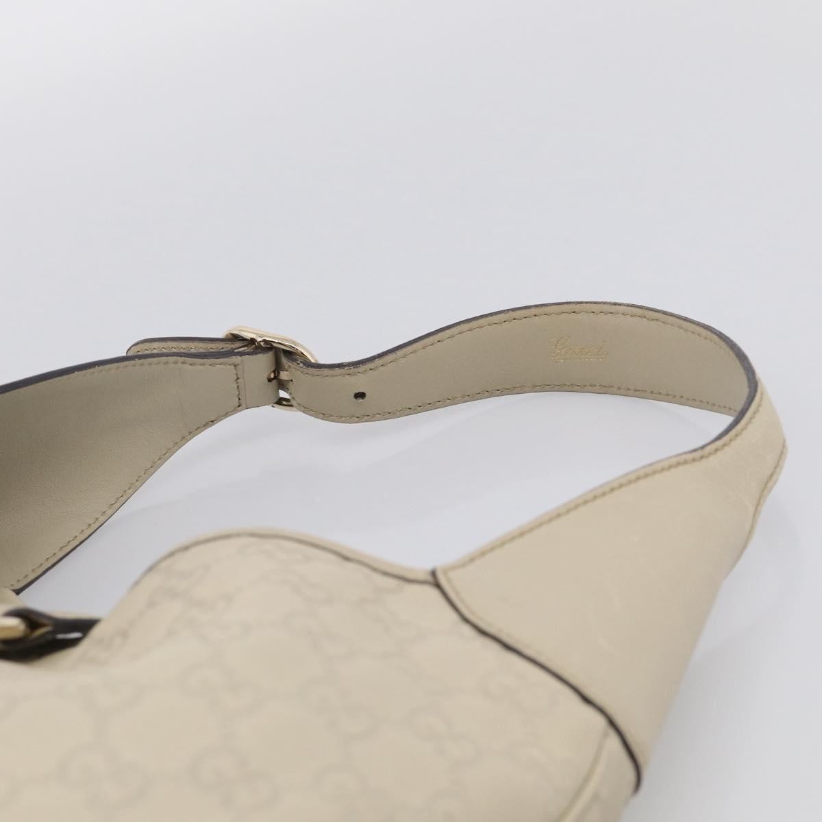 Gucci Jackie Leather, Beige, Canvas, Tote Bag