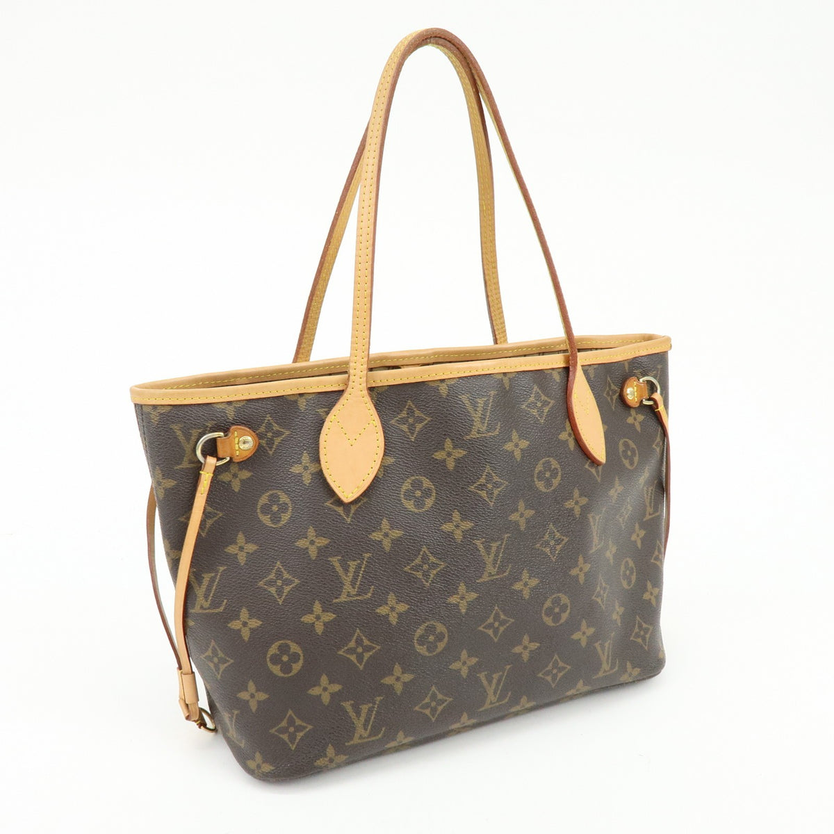 Louis Vuitton Neverfull Monogram Canvas, Brown, Canvas, Tote Bag