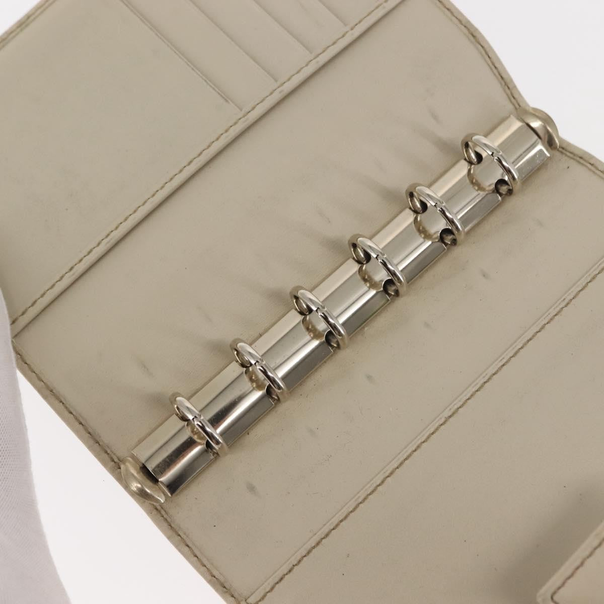 Gucci Ring Agenda Cover Guccissima Leather, Beige, Leather, Briefcase