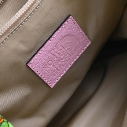 Gucci Gucci x The North Face Flap Printed Nylon, Multicolour, Canvas, Backpack