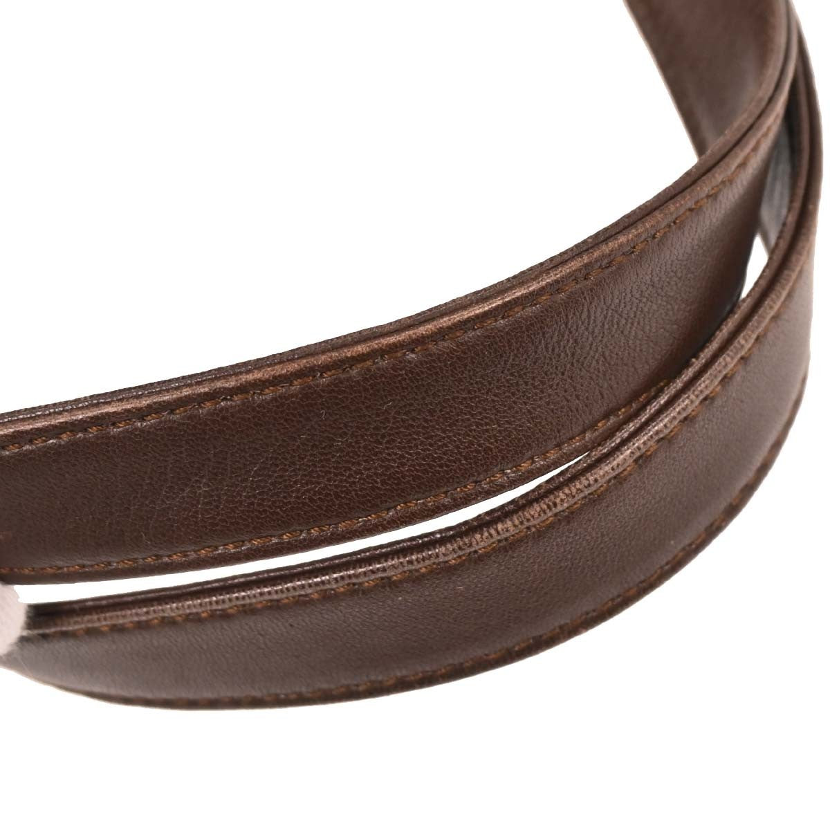 Loewe Anagram Leather, Brown, Leather, Handbag