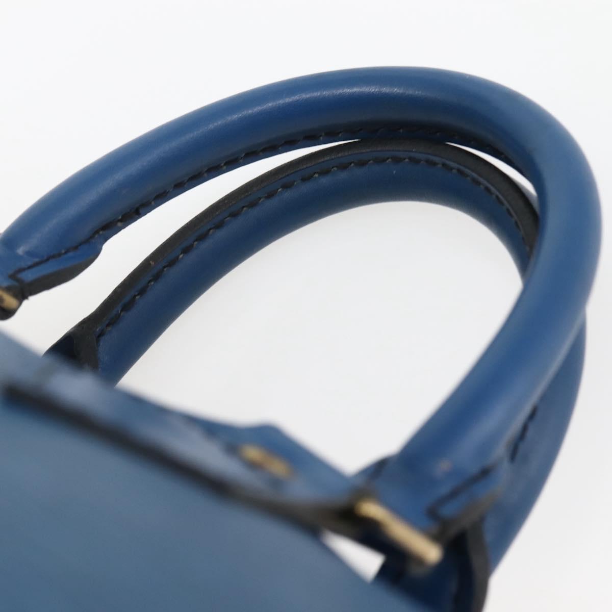 Louis Vuitton Speedy Handbag Epi Leather, BLUE, LEATHER, Handbag