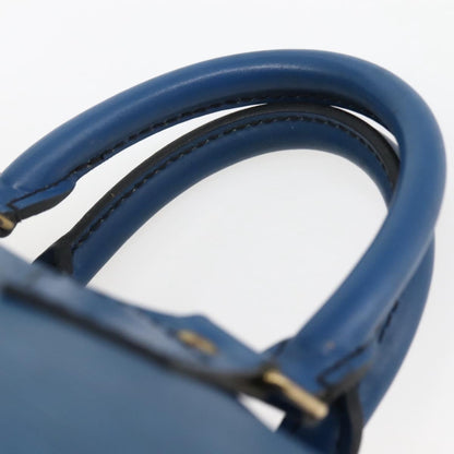 Louis Vuitton Speedy Handbag Epi Leather, BLUE, LEATHER, Handbag