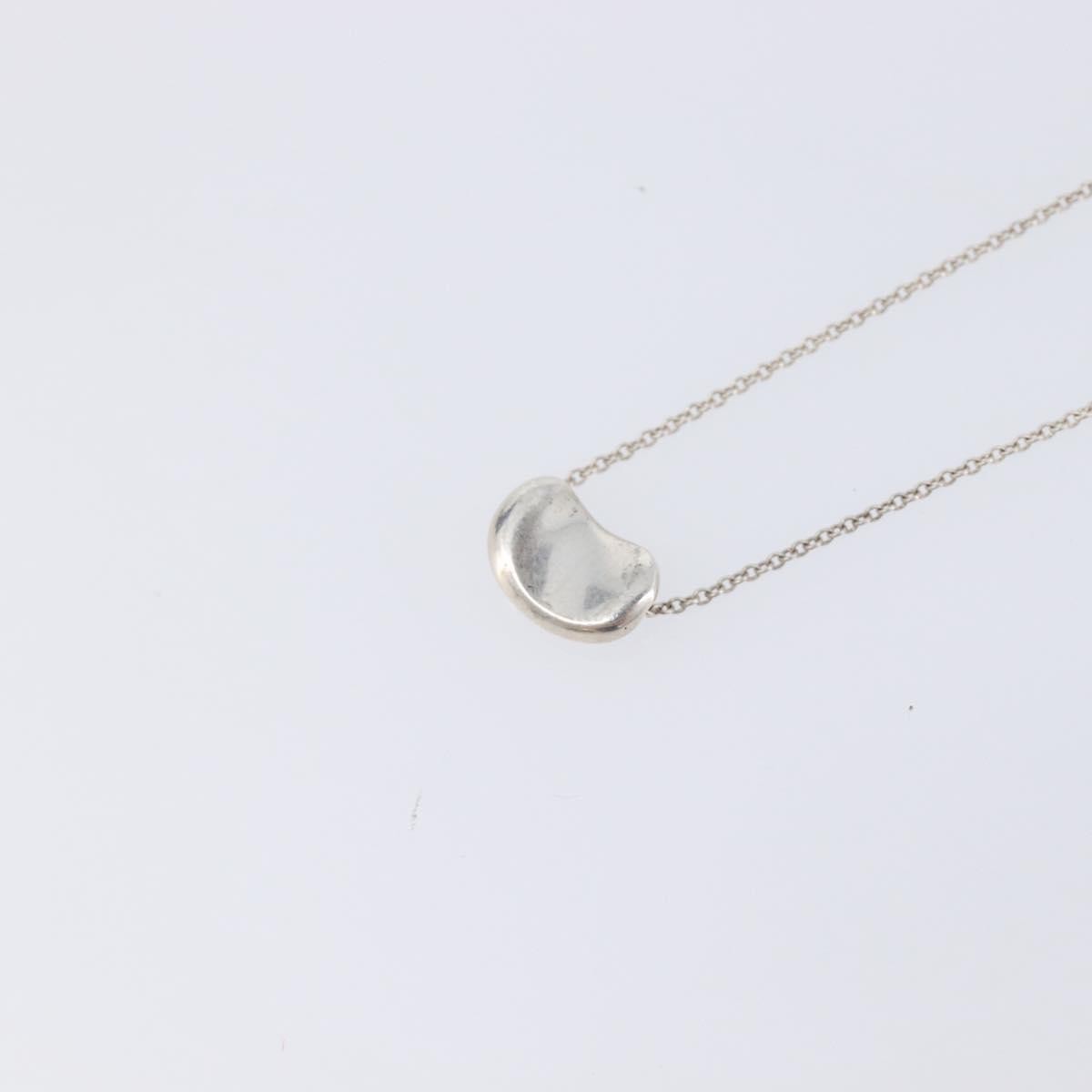 Tiffany & Co. Elsa Peretti Bean Pendant Sterling Silver, Silver, Sterling Silver, Necklace
