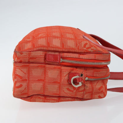 Chanel Travel Line Convertible Satchel Nylon, RED, NYLON, Handbag
