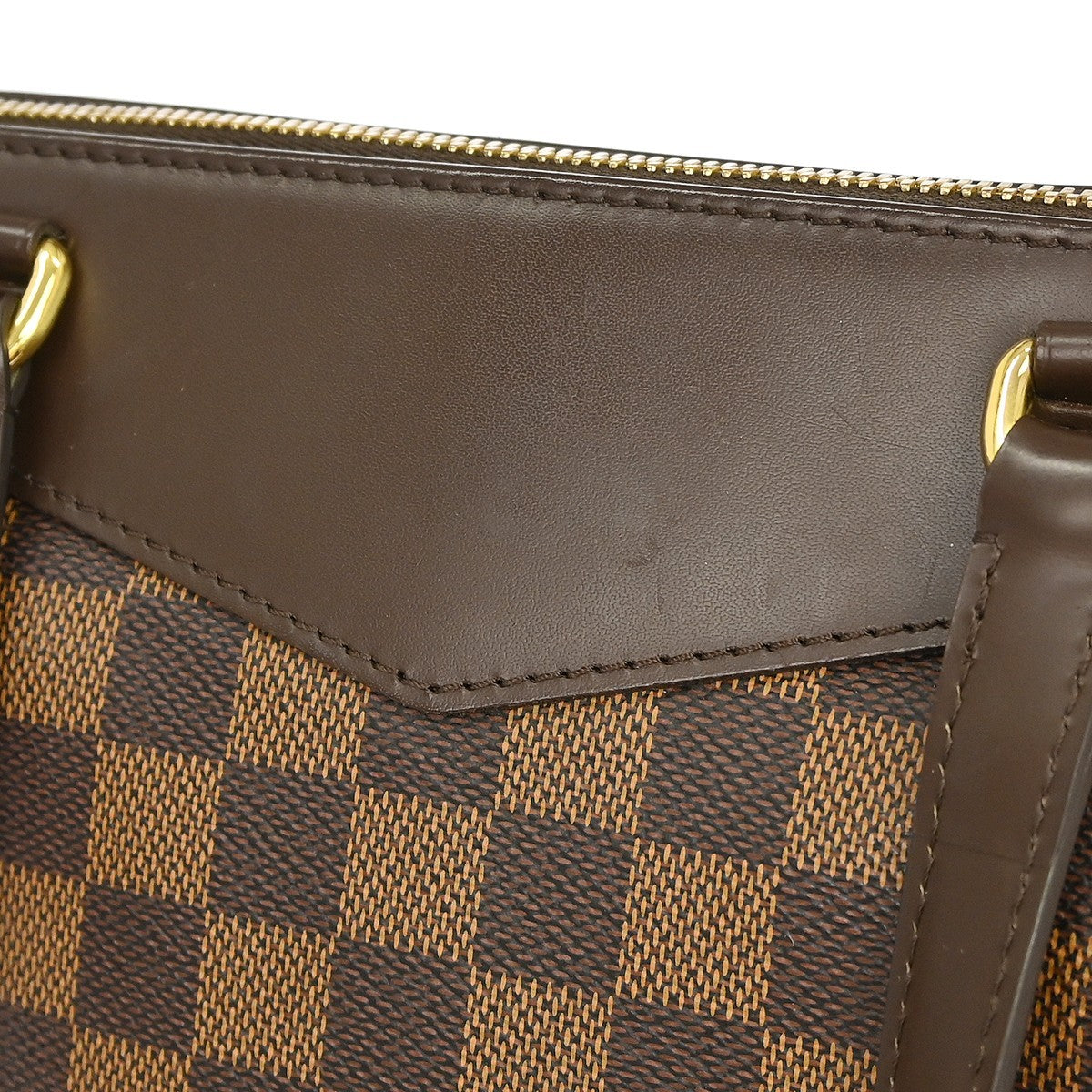 Louis Vuitton Westminster Damier Ebene, Brown, Canvas, Tote Bag