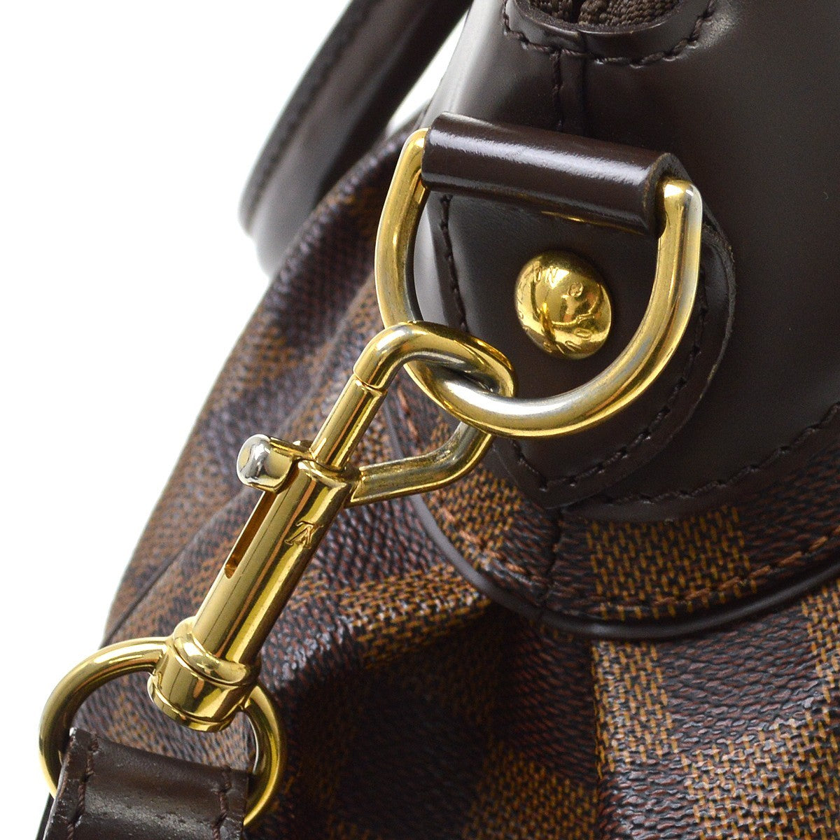 Louis Vuitton Trevi Damier, Brown, Canvas, Handbag