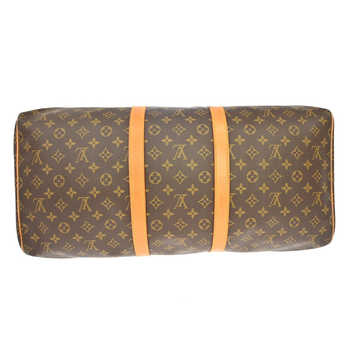 Louis Vuitton Keepall Monogram, Brown, Canvas, Travel Bag