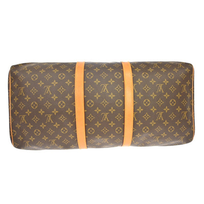 Louis Vuitton Keepall Monogram, Brown, Canvas, Travel Bag