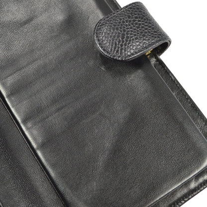 Chanel Timeless CC French Caviar, Black, Leather, Wallet