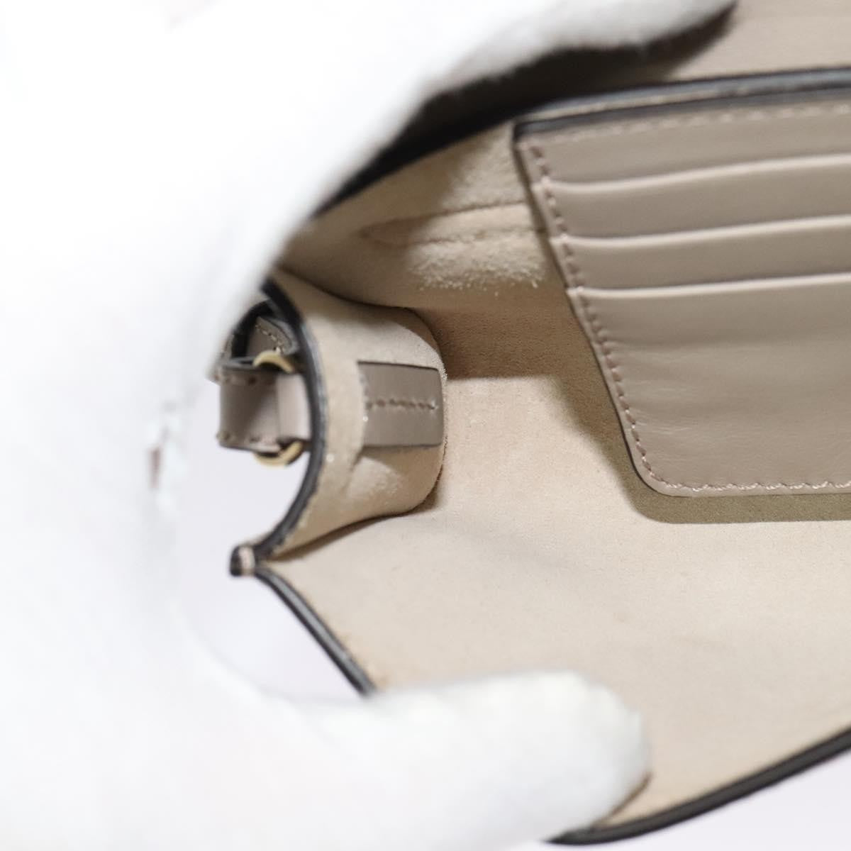 Chloe Faye Leather and Suede, Beige, Leather, Shoulder Bag