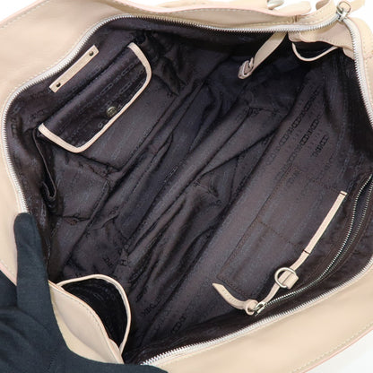 Celine Bittersweet Leather, Beige, Leather, Handbag