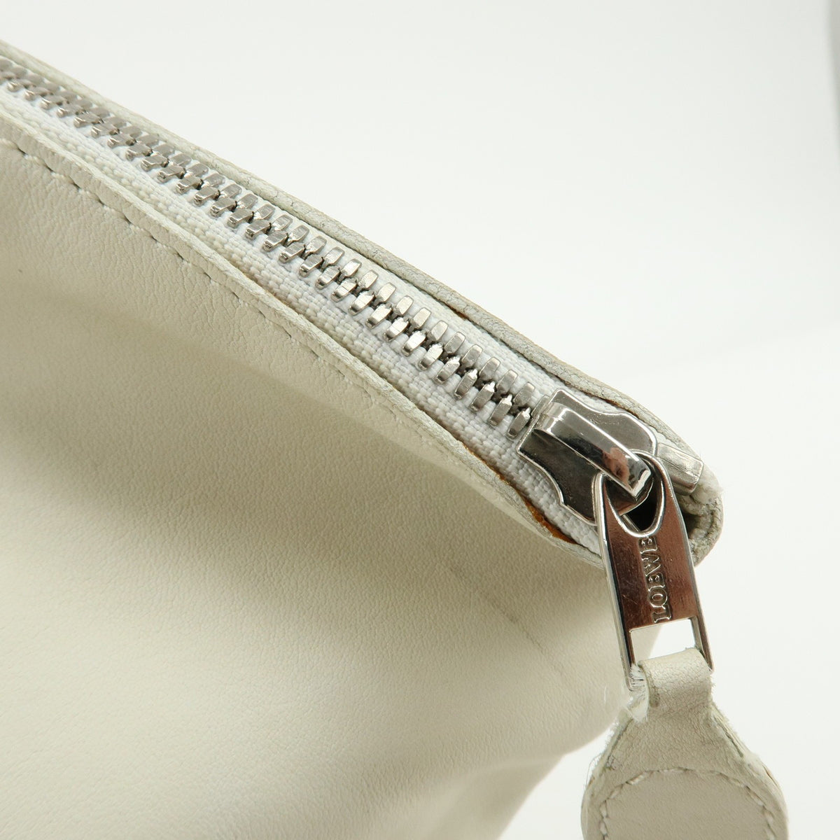 Loewe Anton Sling Leather, White, Leather, Handbag