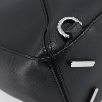 Loewe Puzzle Leather, Black, Leather, Handbag