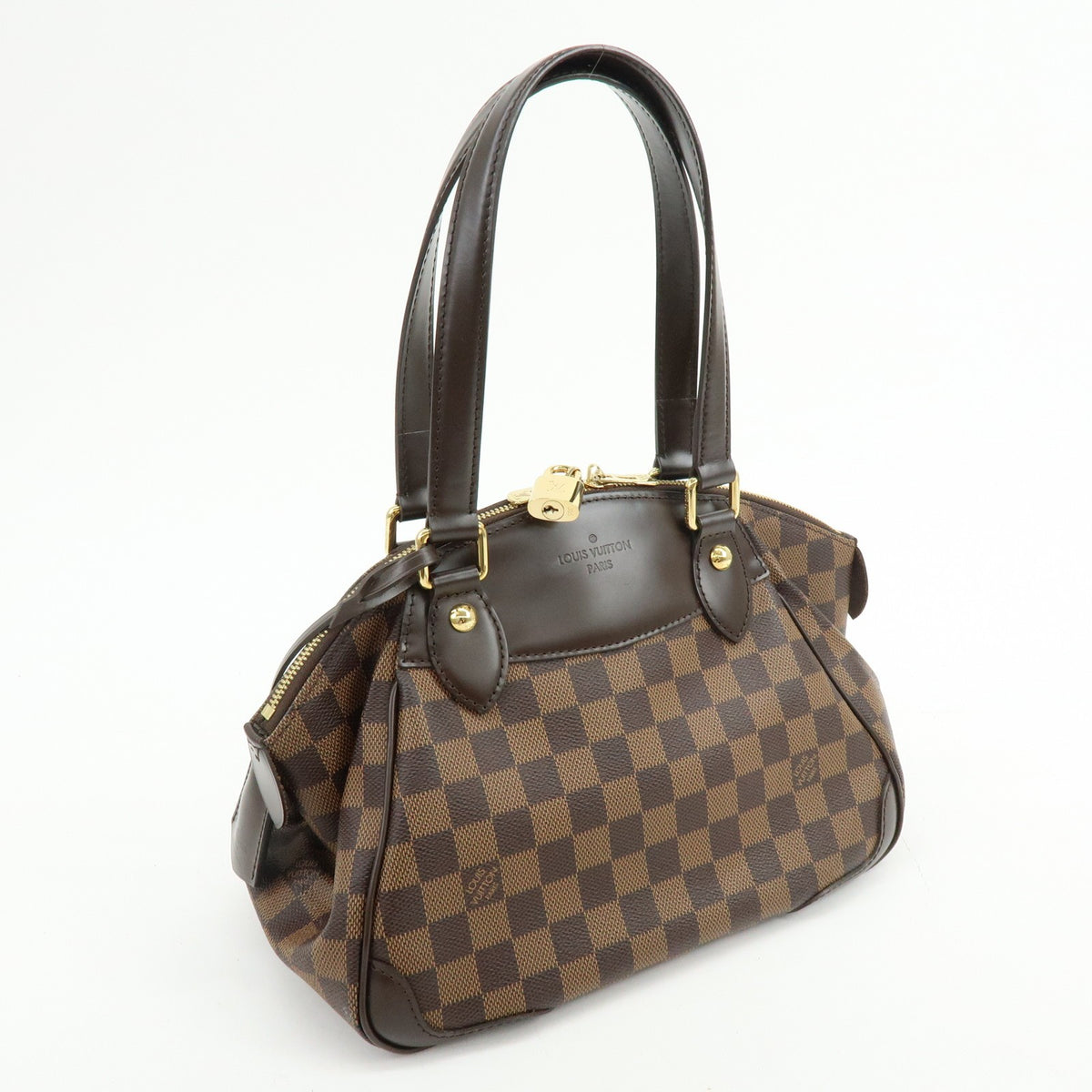 Louis Vuitton Verona Damier, Brown, Canvas, Handbag