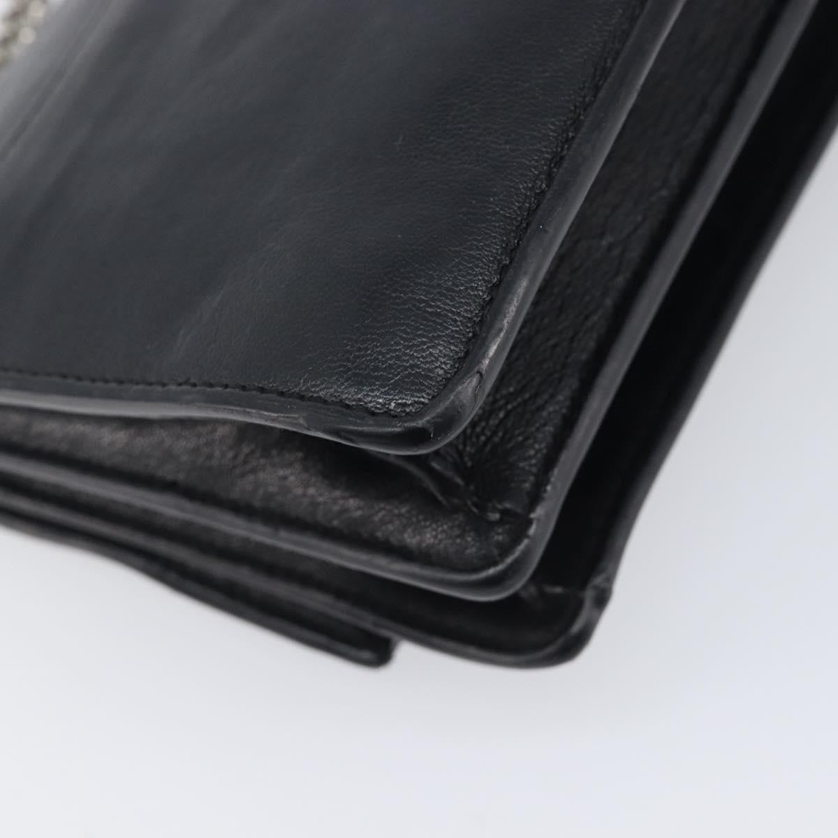 Saint Laurent West Hollywood Leather, Black, Leather, Shoulder Bag