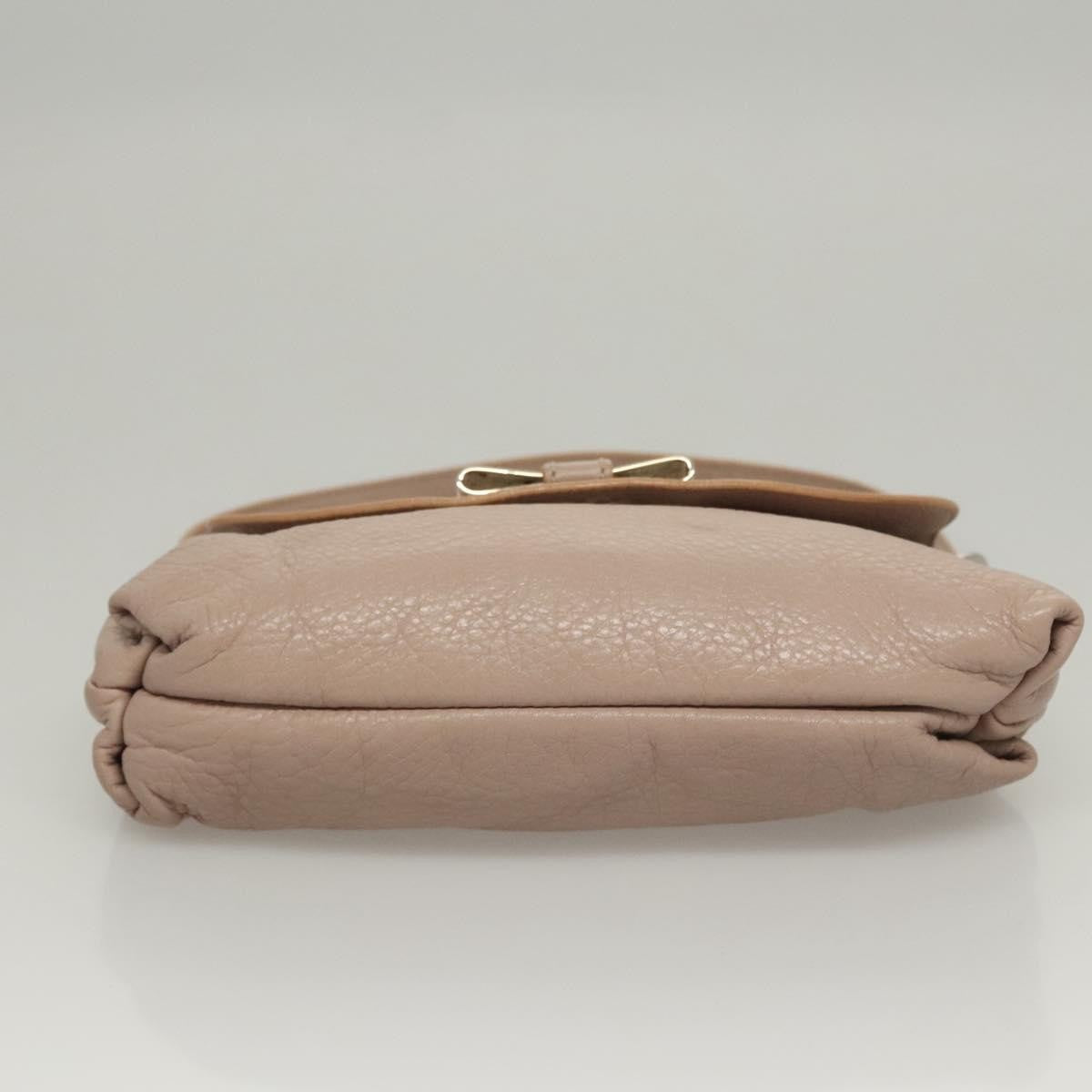 Chloe Lily Leather, Pink, Leather, Handbag
