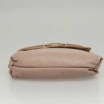 Chloe Lily Leather, Pink, Leather, Handbag