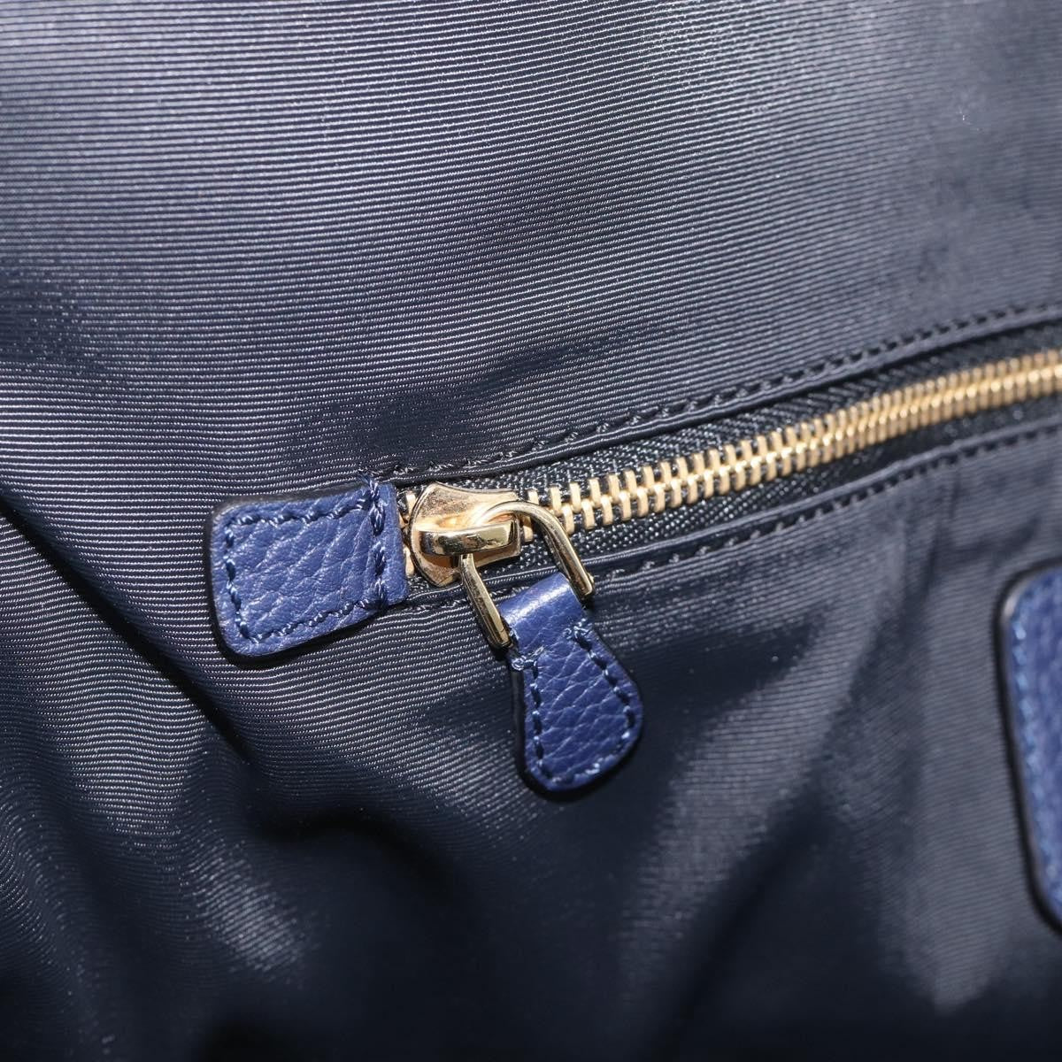 Loewe Calle Hobo Leather, Navy, Leather, Shoulder Bag