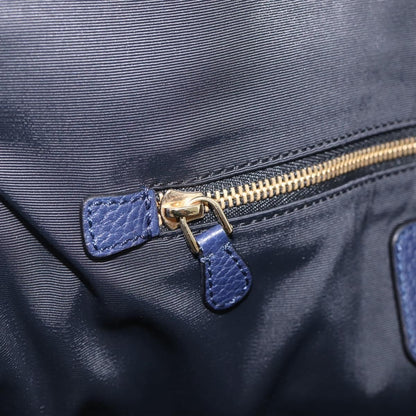 Loewe Calle Hobo Leather, Navy, Leather, Shoulder Bag