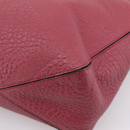 Burberry Clifton Convertible Heritage Grained Leather, Red, Leather, Tote Bag