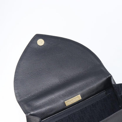 Saint Laurent Vintage Flap Top Handle Bag Caviar Leather, Black, Leather, Handbag