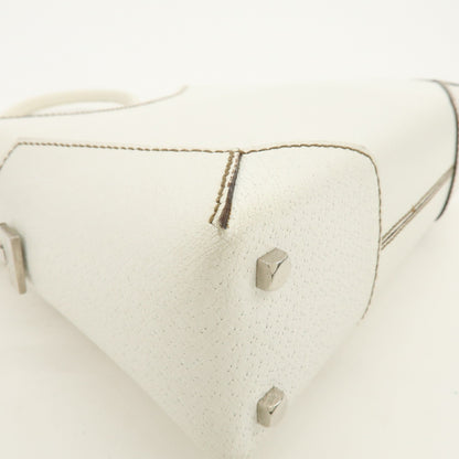 Salvatore Ferragamo Shoulder Bag Leather, White, Leather, Shoulder Bag