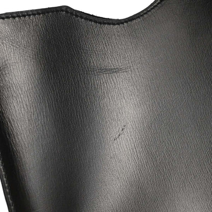 Hermes Onimaitou Pochette Box Calf, Black, Leather, Clutch