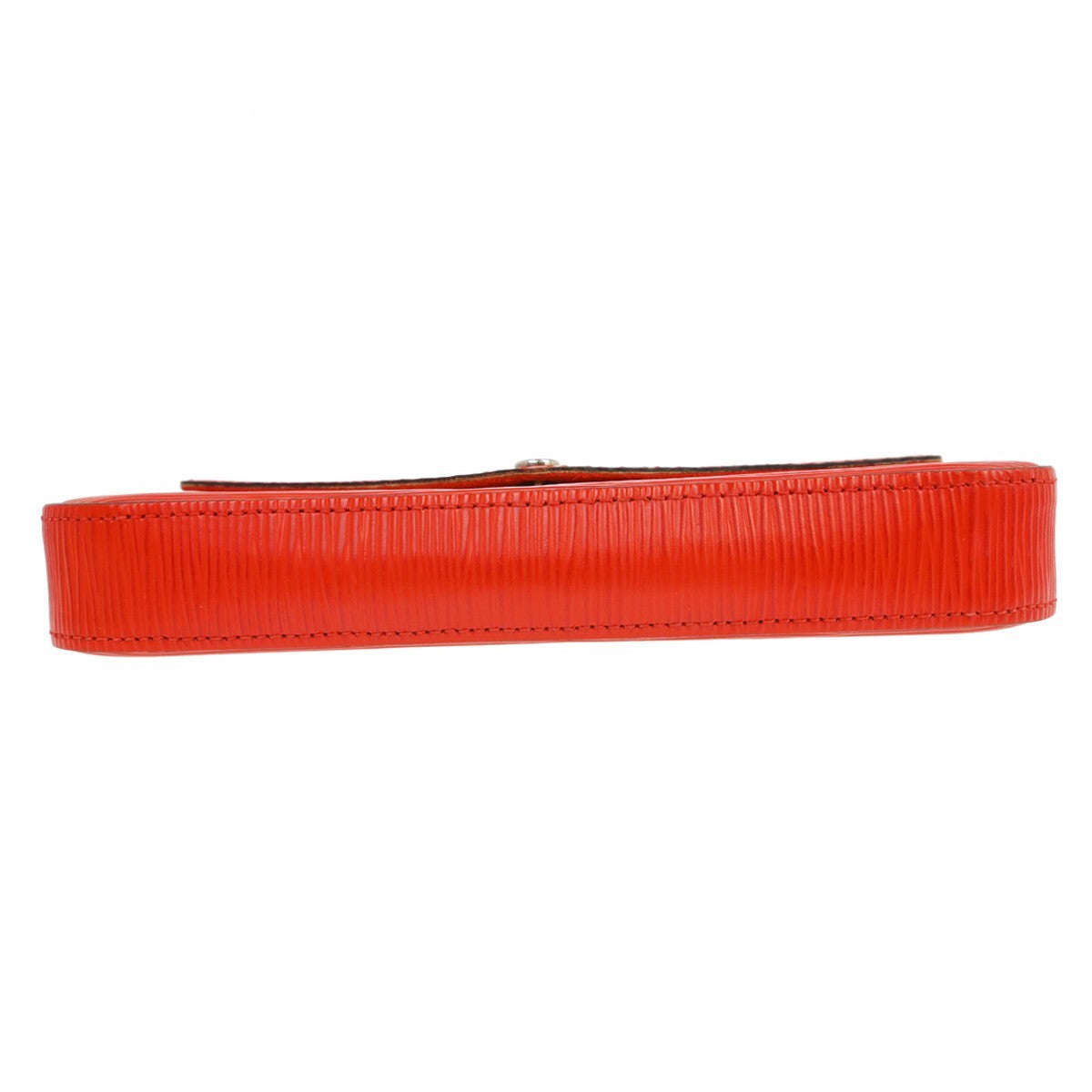 Louis Vuitton Pochette Felicie Epi, Red, Leather, Clutch