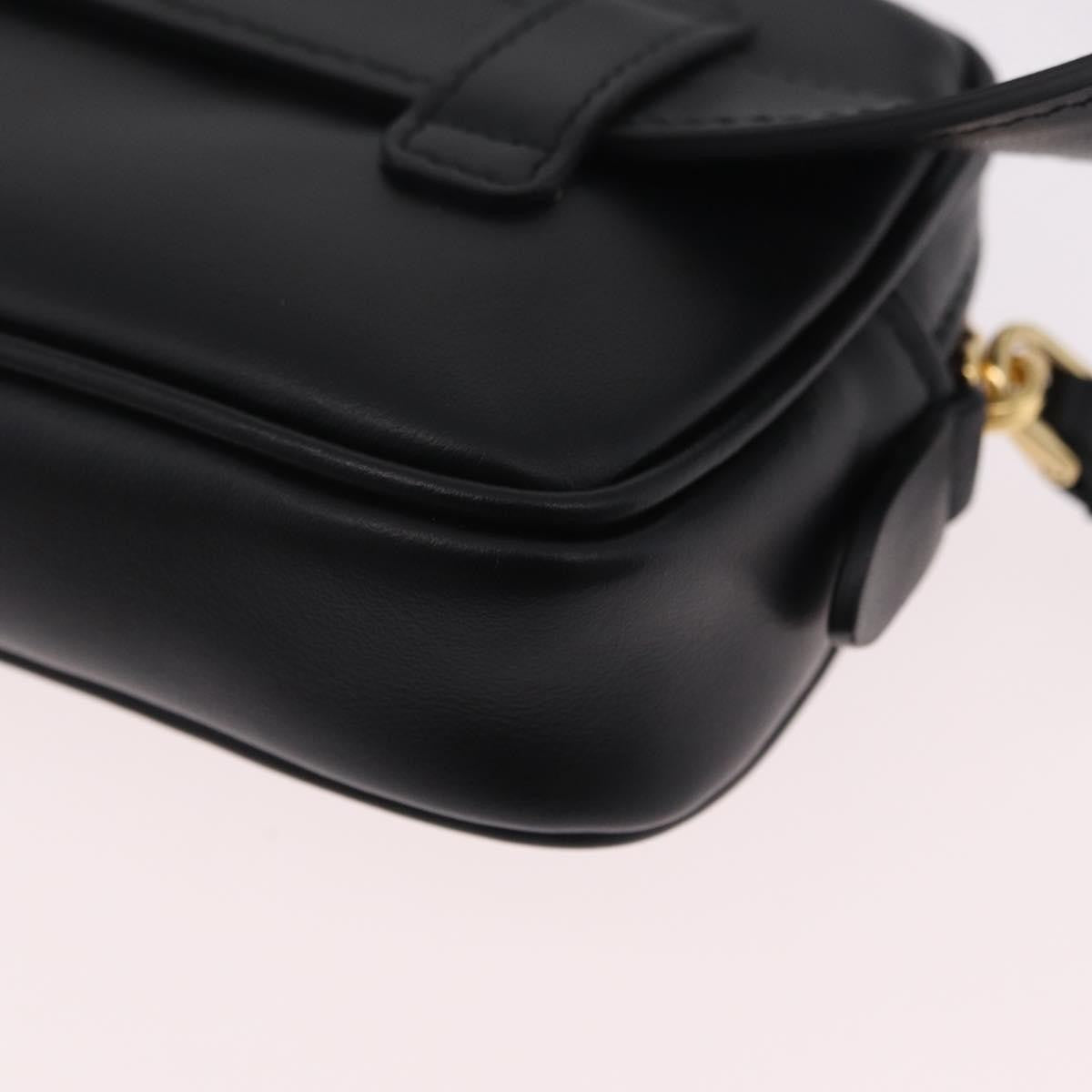 Miu Miu Arcadie Camera Leather, Black, Leather, Handbag