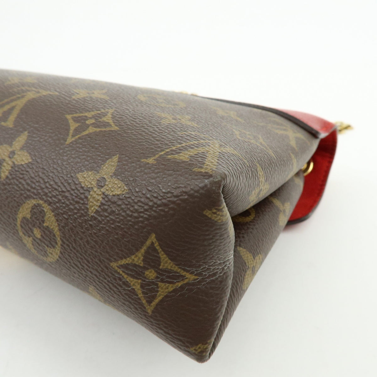 Louis Vuitton Pallas Chain Monogram Canvas and Calfskin, Brown, Canvas, Shoulder Bag