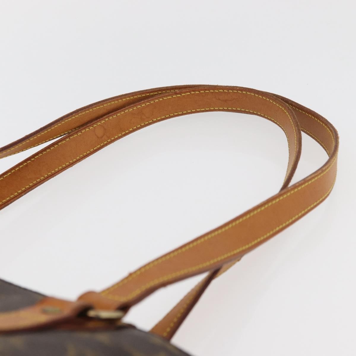Louis Vuitton Shopping Sac Monogram Canvas, Brown, Canvas, Handbag