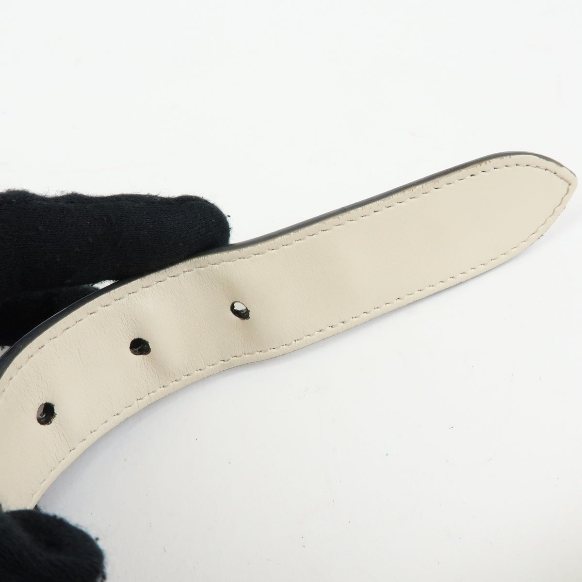 Gucci GG Marmont Belt Embellished Matelasse Leather, Beige, Leather, Handbag