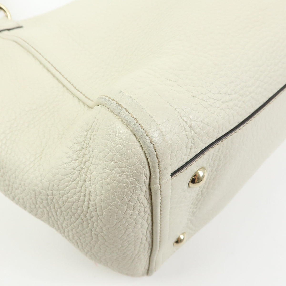 Gucci Soho Leather, Beige, Leather, Shoulder Bag