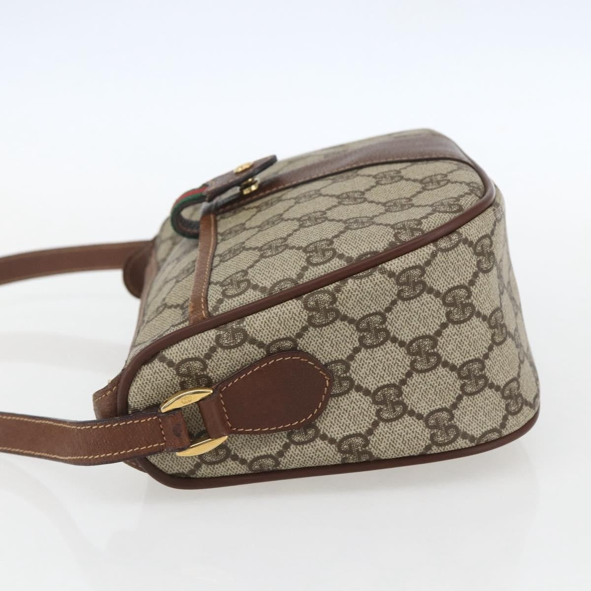 Gucci Vintage Web GG Coated Canvas, Beige, Canvas, Crossbody Bag