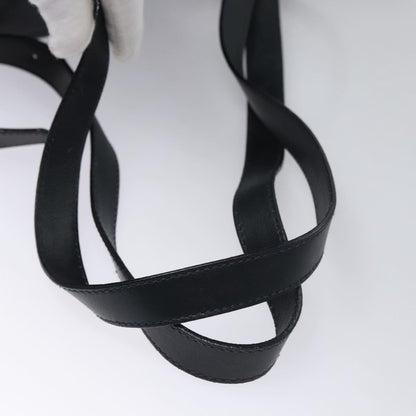 Gucci Vintage Bamboo Leather, Black, Leather, Backpack