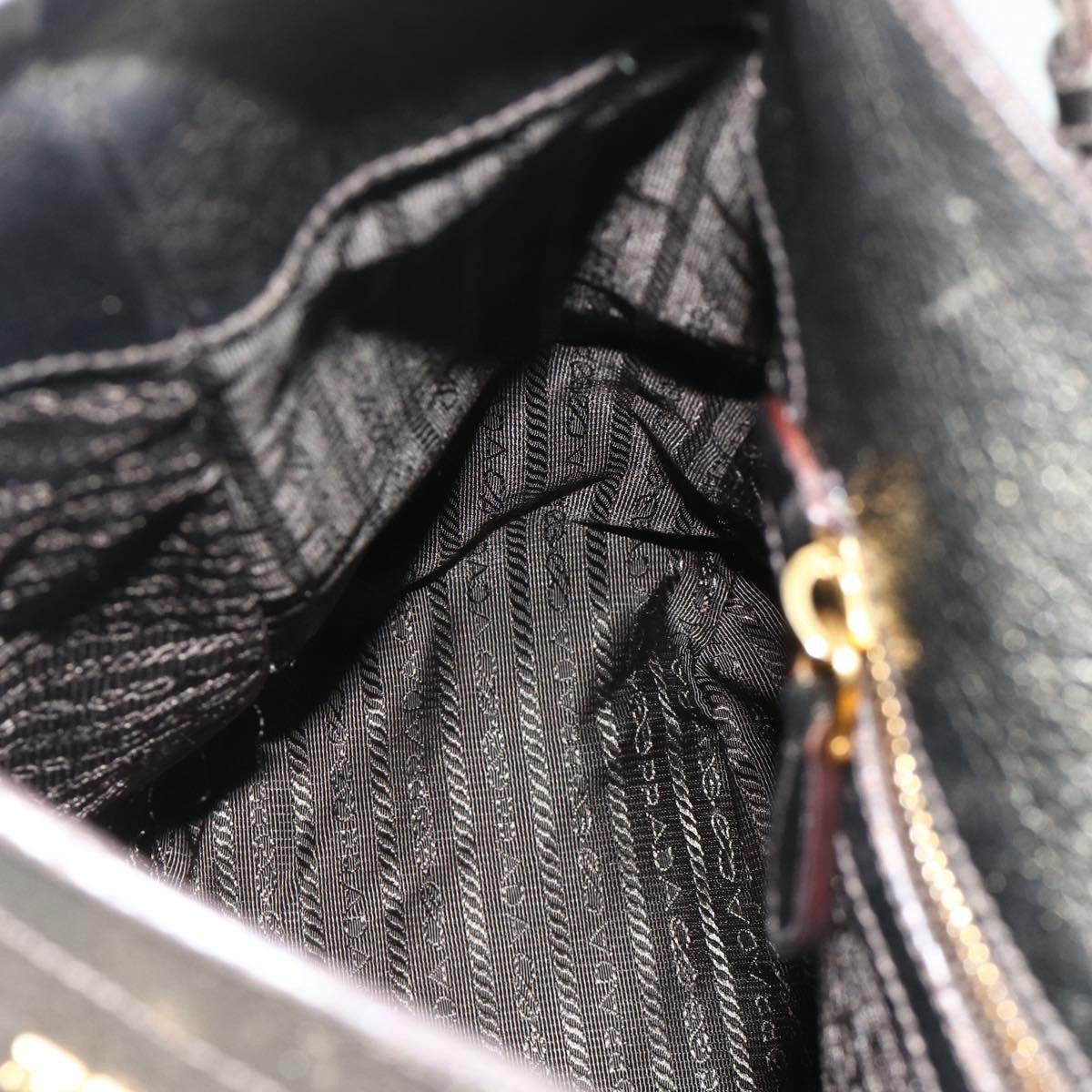 Prada Side Pocket Hobo Vitello Daino, Gold, Leather, Shoulder Bag