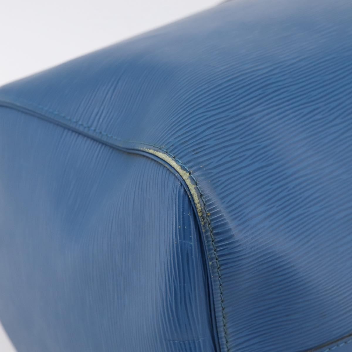 Louis Vuitton Keepall Epi Leather, Blue, Leather, Travel Bag