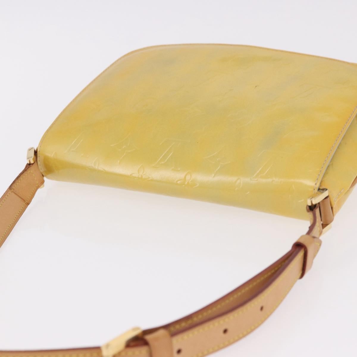 Louis Vuitton Thompson Street Monogram Vernis, Yellow, Patent Leather, Shoulder Bag