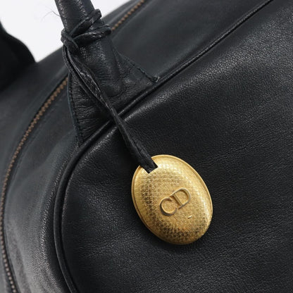 Christian Dior Handbag Leather, Navy, Leather, Handbag
