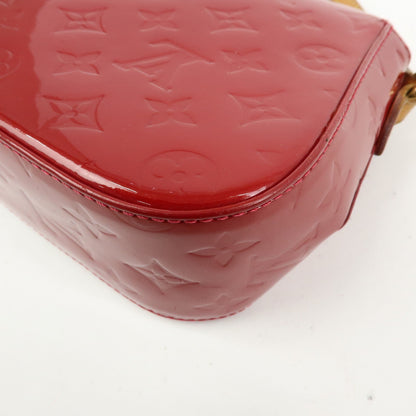 Louis Vuitton Bellflower Monogram Vernis, Red, Patent Leather, Handbag
