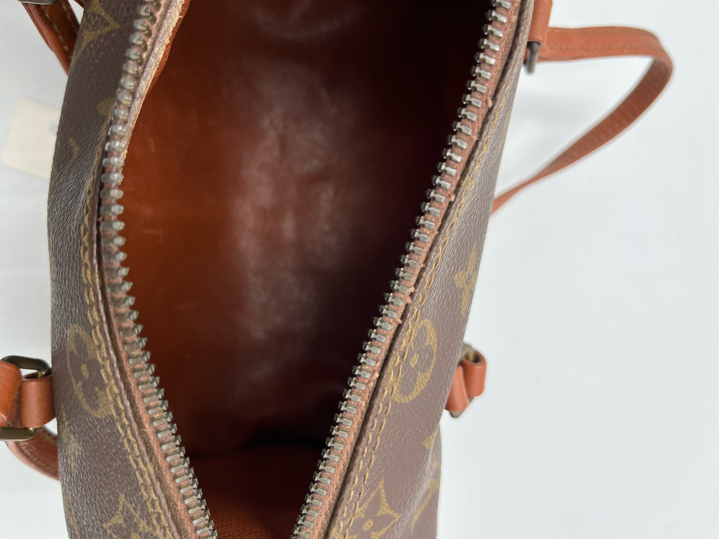 Louis Vuitton Papillon Handbag Monogram Canvas, BROWN, LEATHER, Handbag