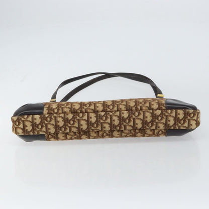 Christian Dior Trotter shoulder bag Canvas, BROWN, CANVAS, Shoulder bag