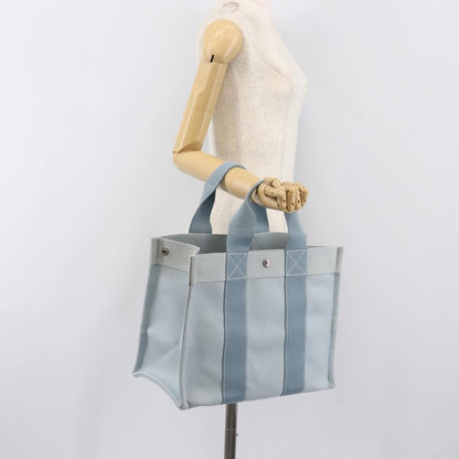 Hermes Bora Bora Toile, Blue, Canvas, Tote Bag