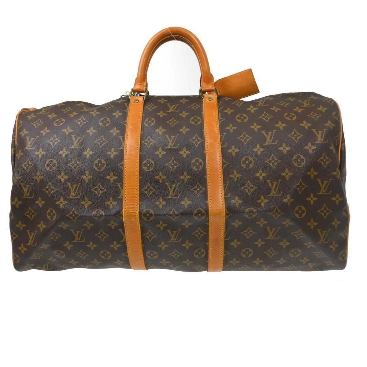 Louis Vuitton Keepall Monogram Canvas, Brown, Canvas, Travel Bag